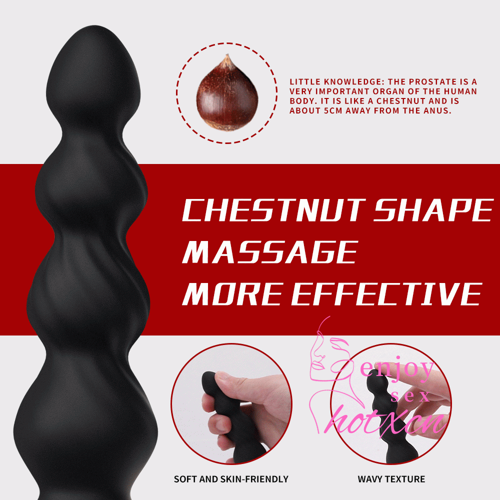 Men's G-spot massage the prostate 18cm silicone - Image 6