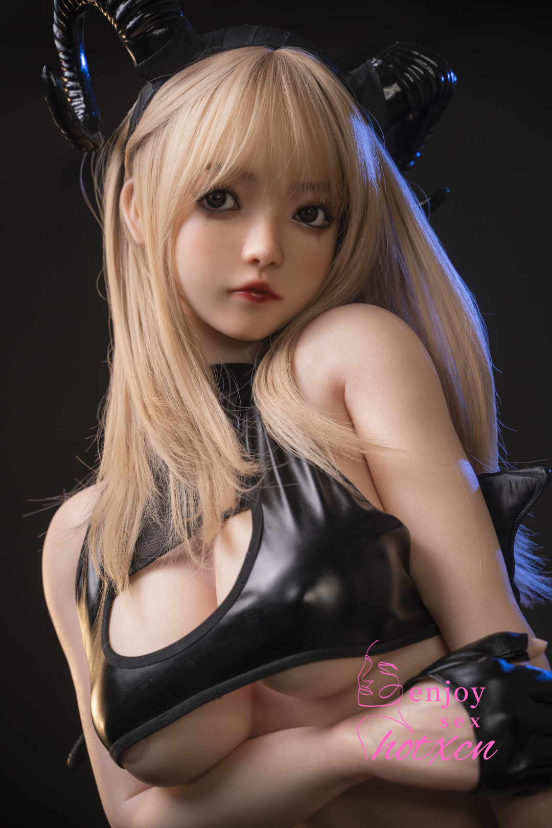 devil girl sex doll 163cm All Silicone head and Body