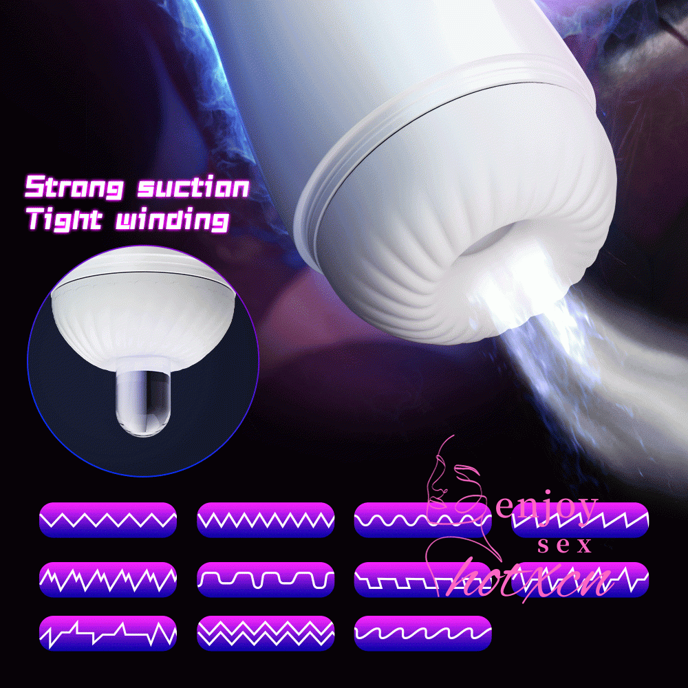 Sex toys male masturbation Hands Free Stroker ABS+TPE - Image 4