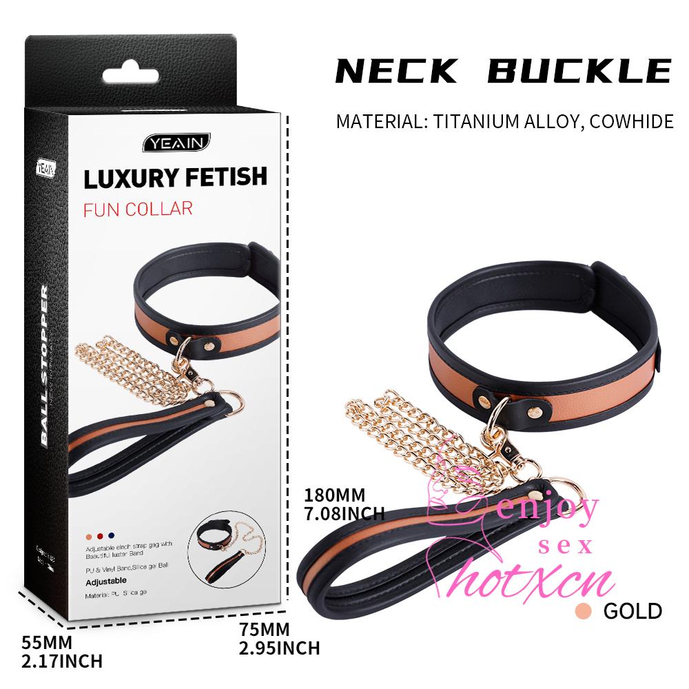 Sex toys sexual abuse SM suit Zinc alloy iron Pu cowhide - Image 8