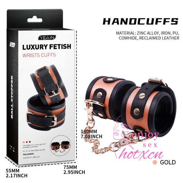 Sex toys sexual abuse SM suit Zinc alloy iron Pu cowhide - Image 5