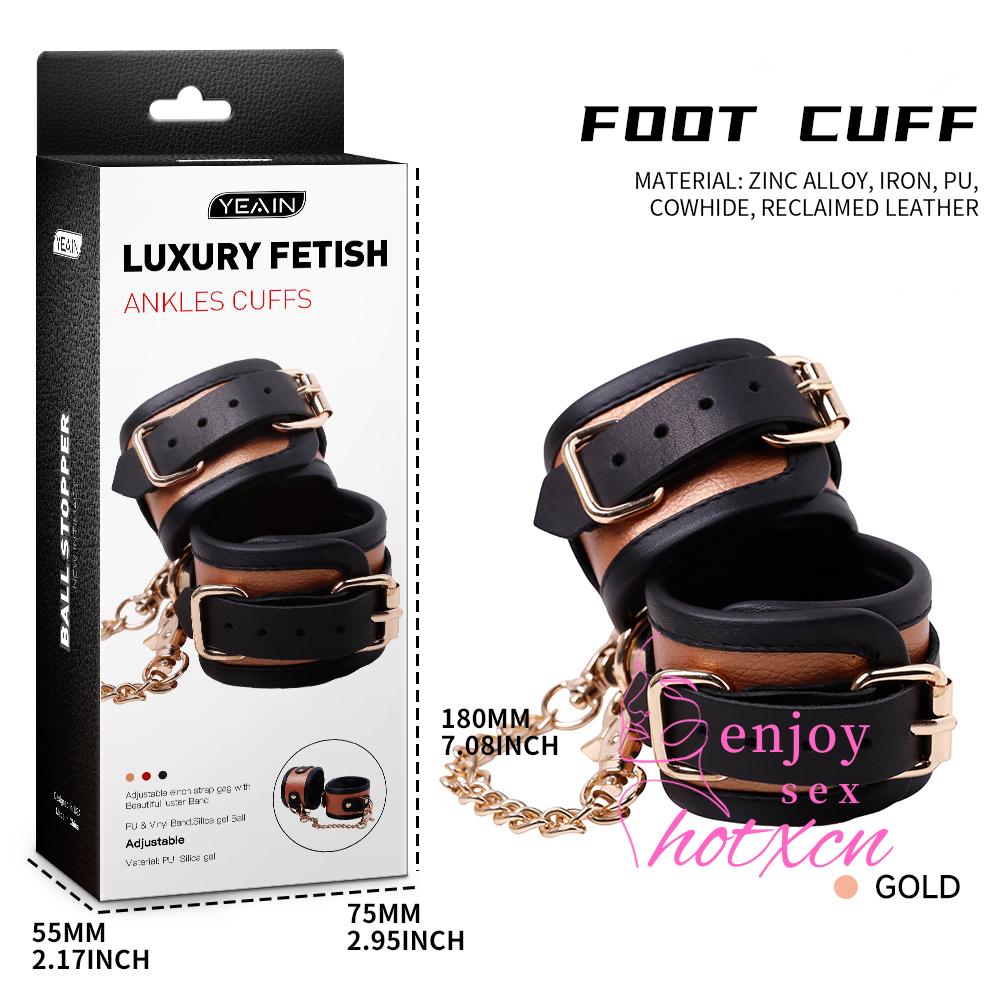 Sex toys sexual abuse SM suit Zinc alloy iron Pu cowhide - Image 4
