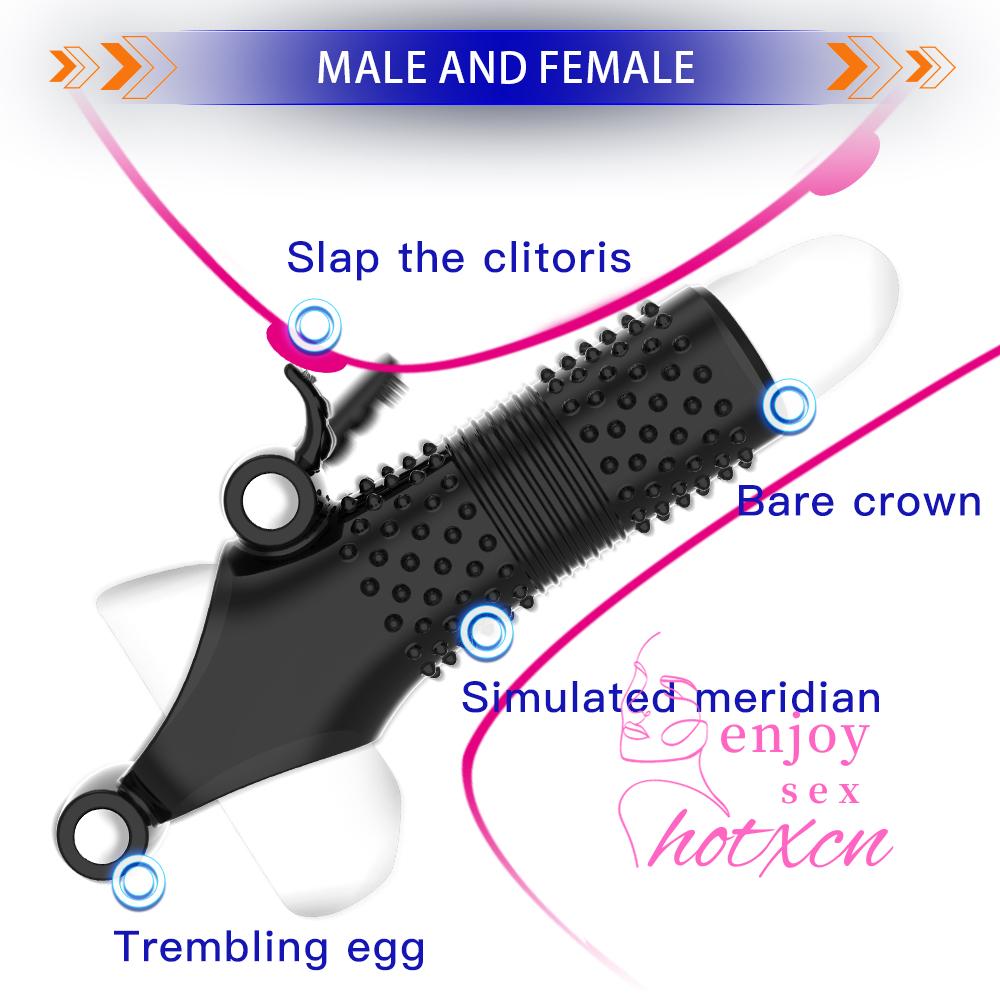 Sex Toys Male Masturbation Hands Free Penis Condom TPE - Image 7