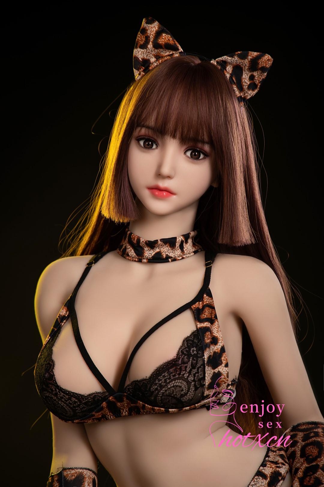 Ali japanese sexual doll 163cm Silicone head and TPE Body