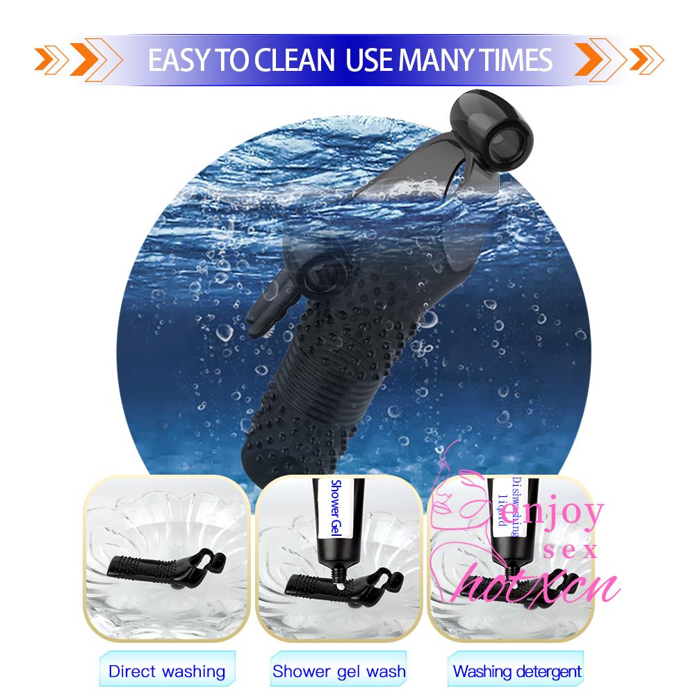 Sex Toys Male Masturbation Hands Free Penis Condom TPE - Image 11