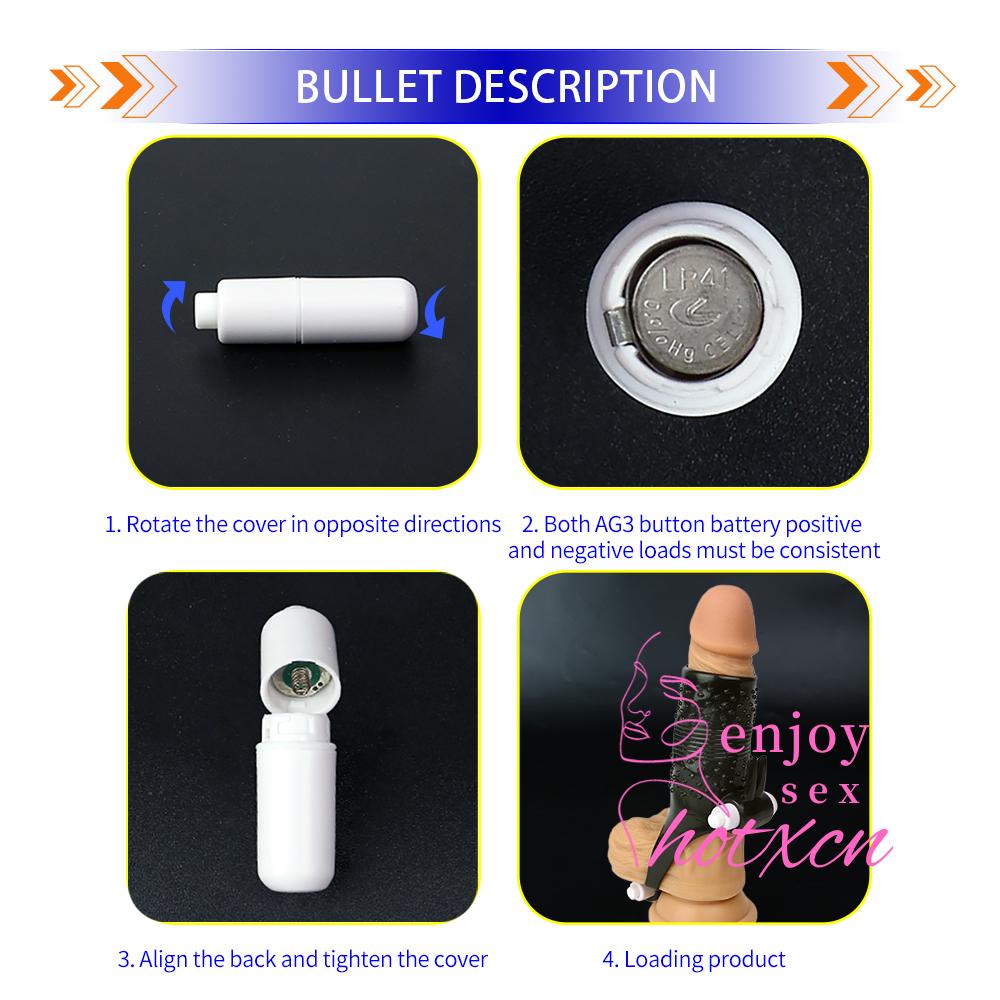 Sex Toys Male Masturbation Hands Free Penis Condom TPE - Image 12