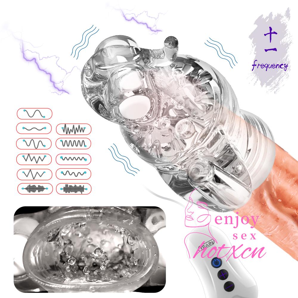 Sex Toys Male Masturbation Hands Free Glans Training TPE - Image 4