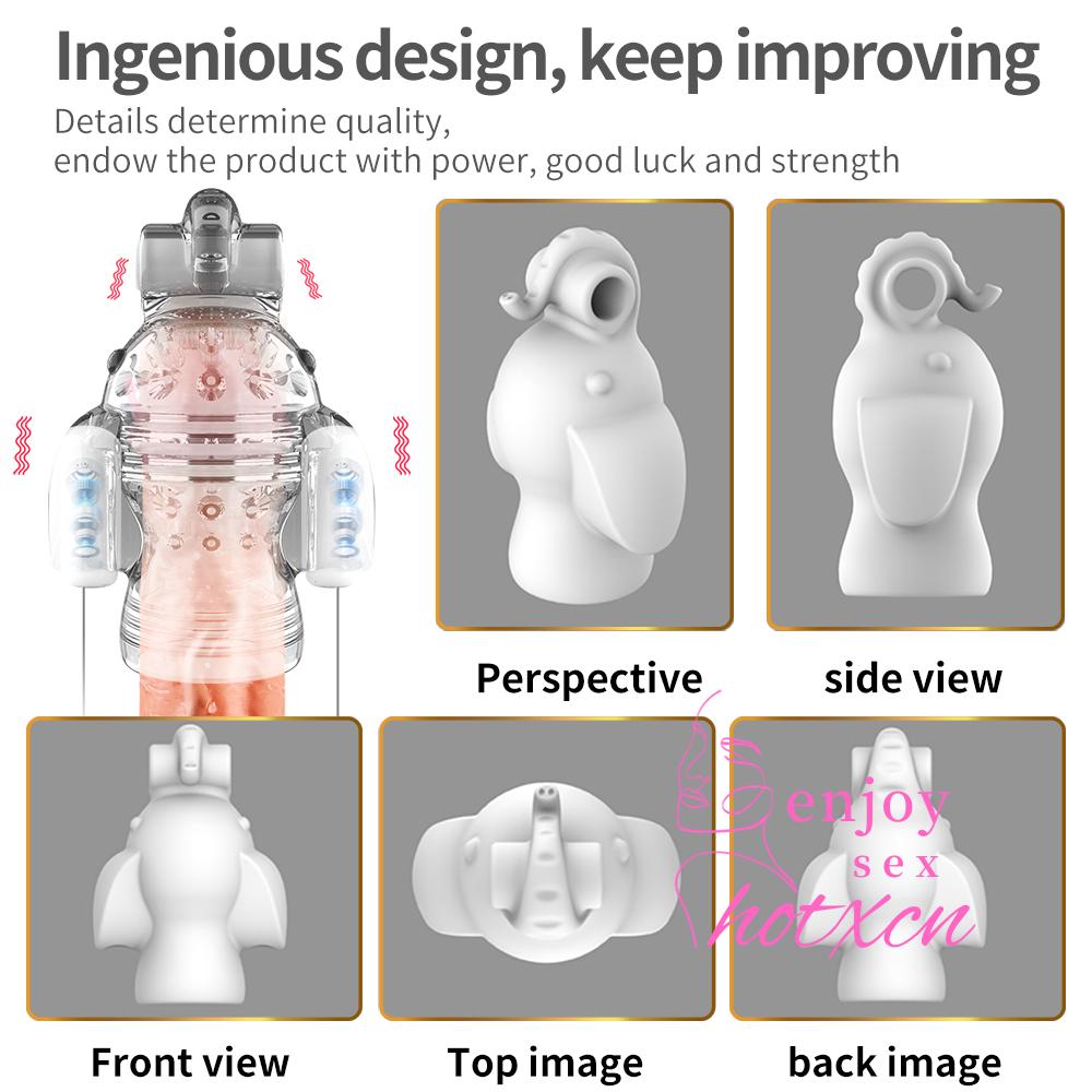 Sex Toys Male Masturbation Hands Free Glans Training TPE - Image 3