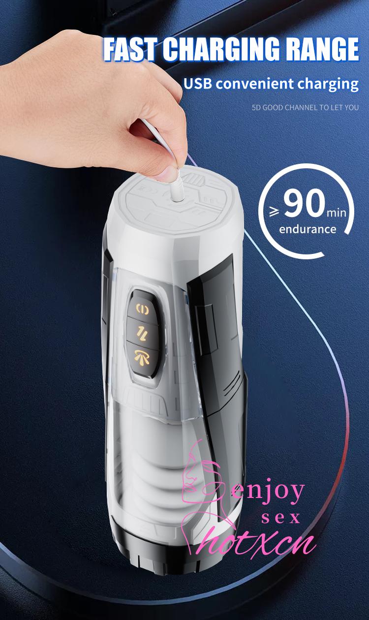 Sex Toys Male Masturbation Hands Free Mech Warrior TPE - Image 4