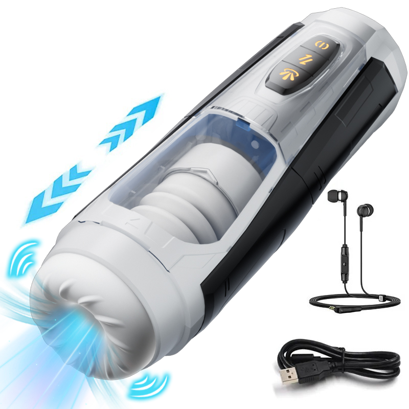 Sex Toys Male Masturbation Hands Free Mech Warrior TPE