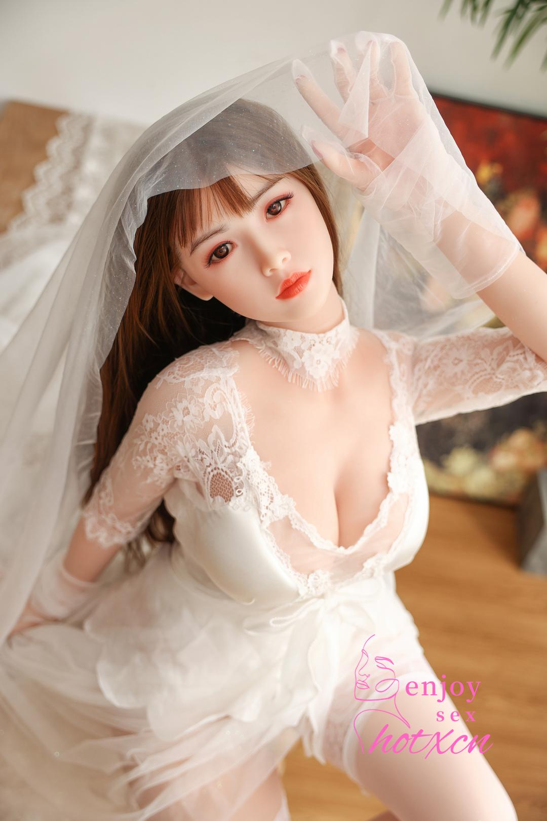 Japanese doll 163cm realistic sexualdoll wedding dress - Image 9