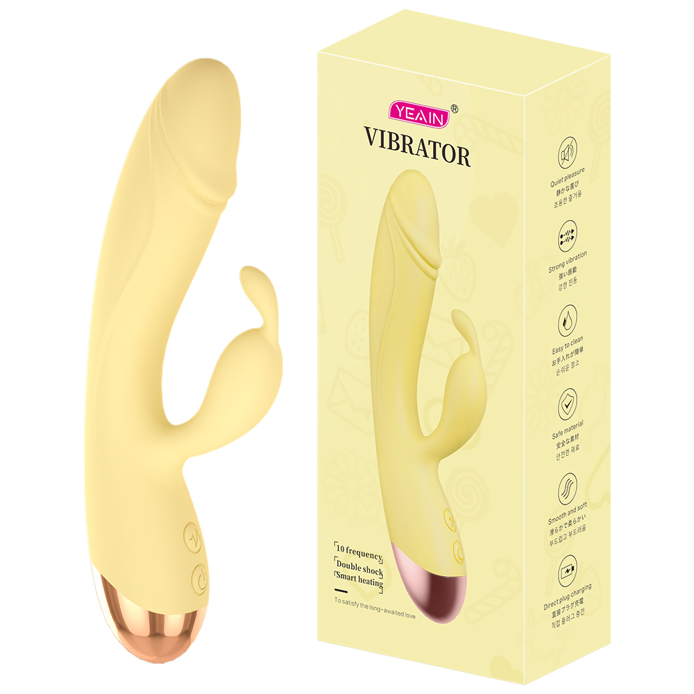 Female masterbater two-headed vibrartor realistic penis  for sale - Image 12