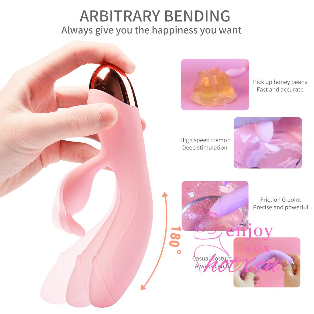 Female masterbater two-headed vibrartor realistic penis  for sale - Image 4