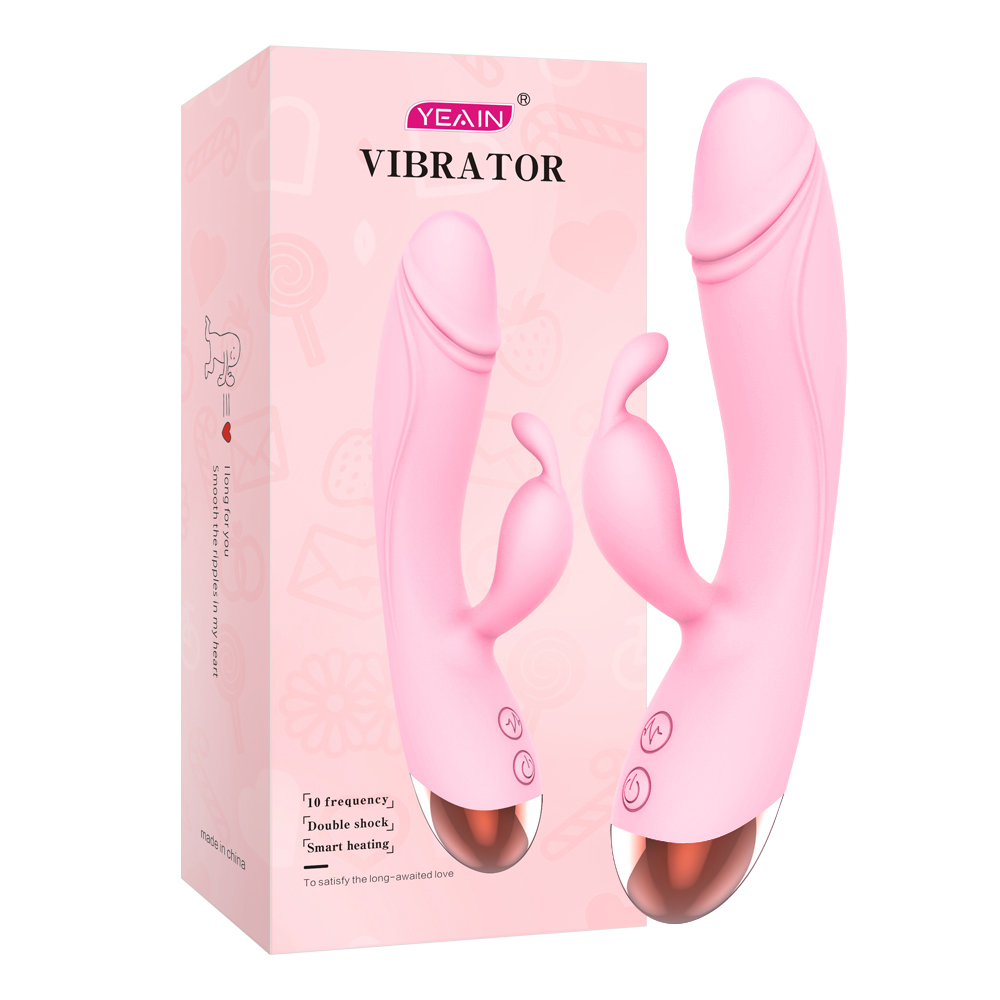 Female masterbater two-headed vibrartor realistic penis  for sale - Image 10