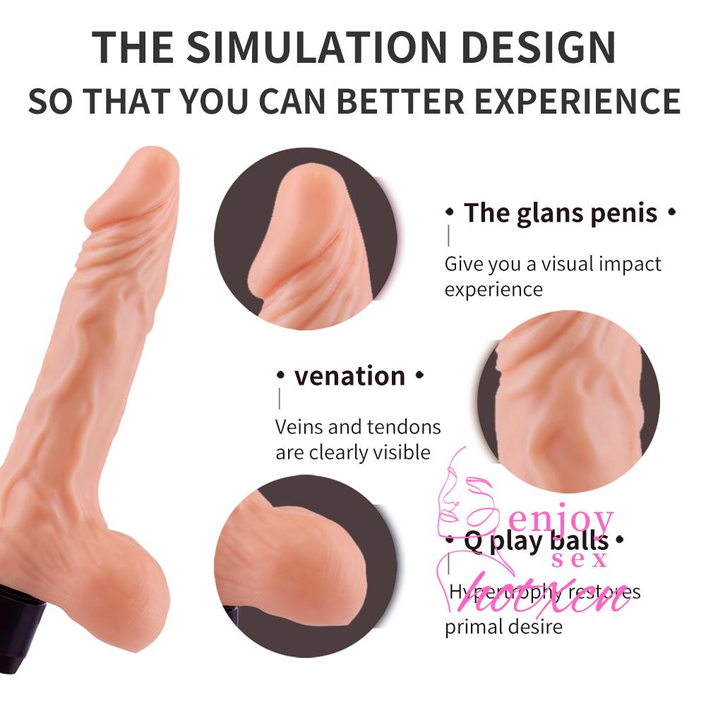 7 Realistic penis make womens pleasure female adult toys for sale - Image 5