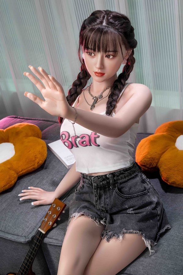 Sexualdoll Chinese young cute braids girl realistic adult toy doll - Image 2