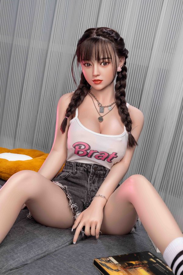 Sexualdoll Chinese young cute braids girl realistic adult toy doll - Image 4