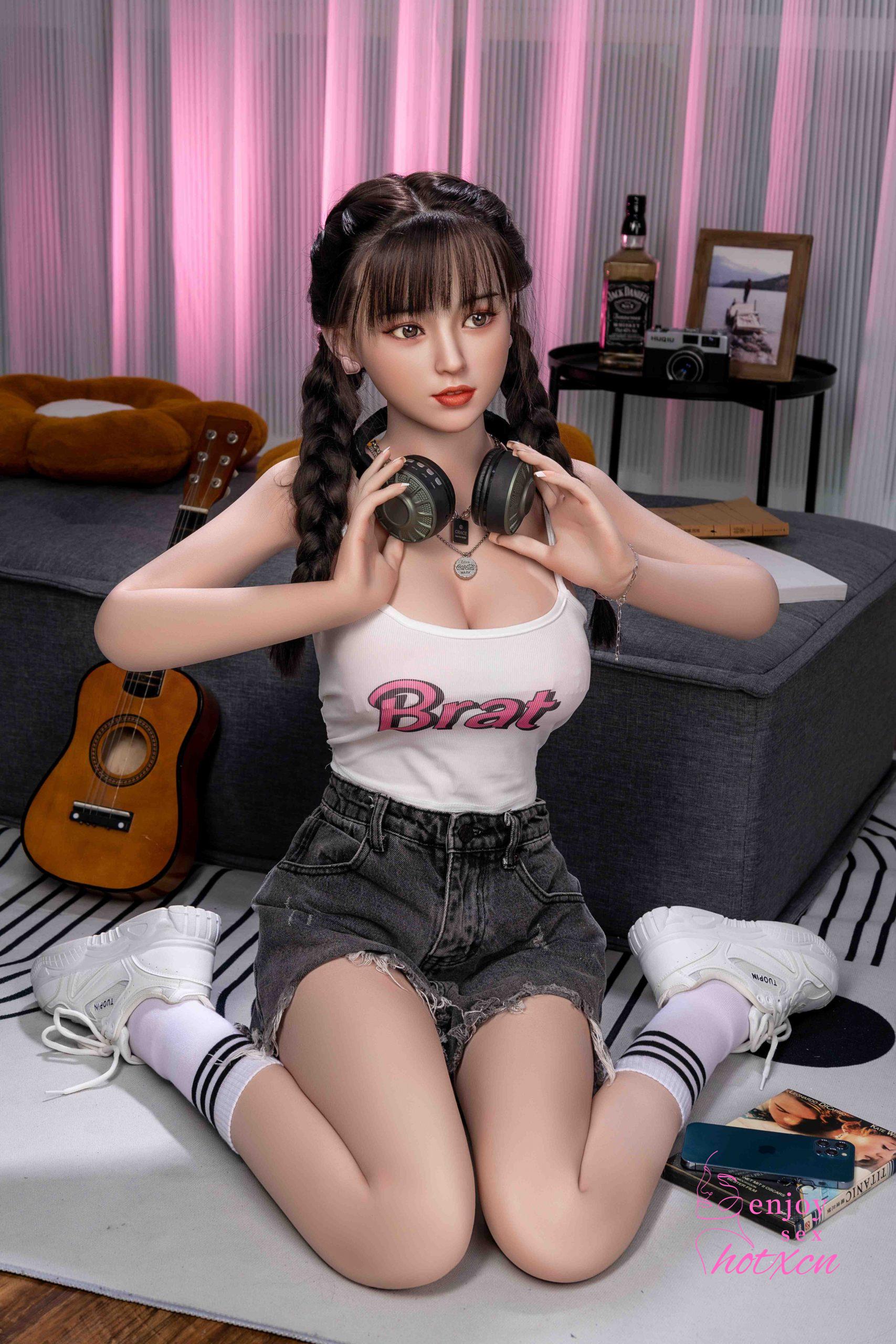 Sexualdoll Chinese young cute braids girl realistic adult toy doll - Image 15