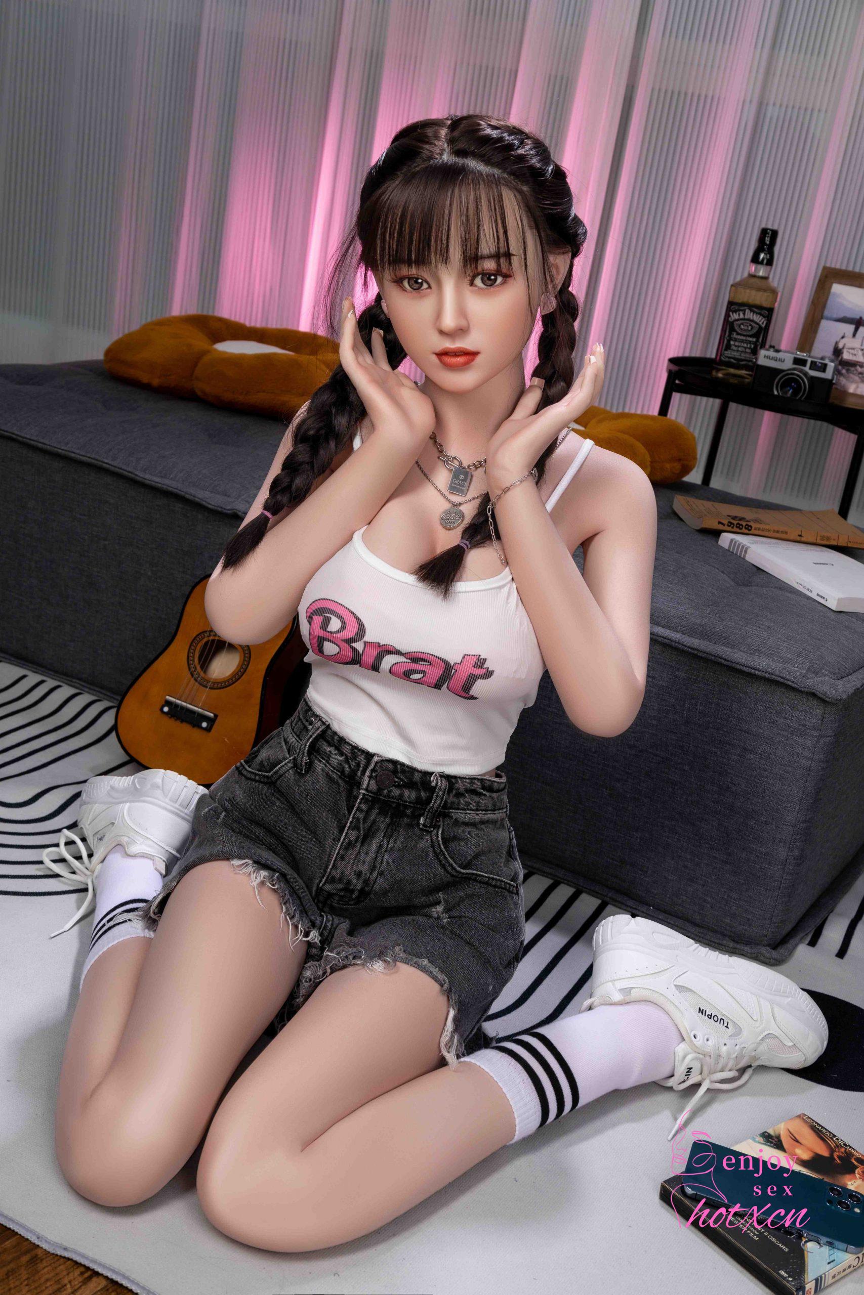 Sexualdoll Chinese young cute braids girl realistic adult toy doll - Image 16