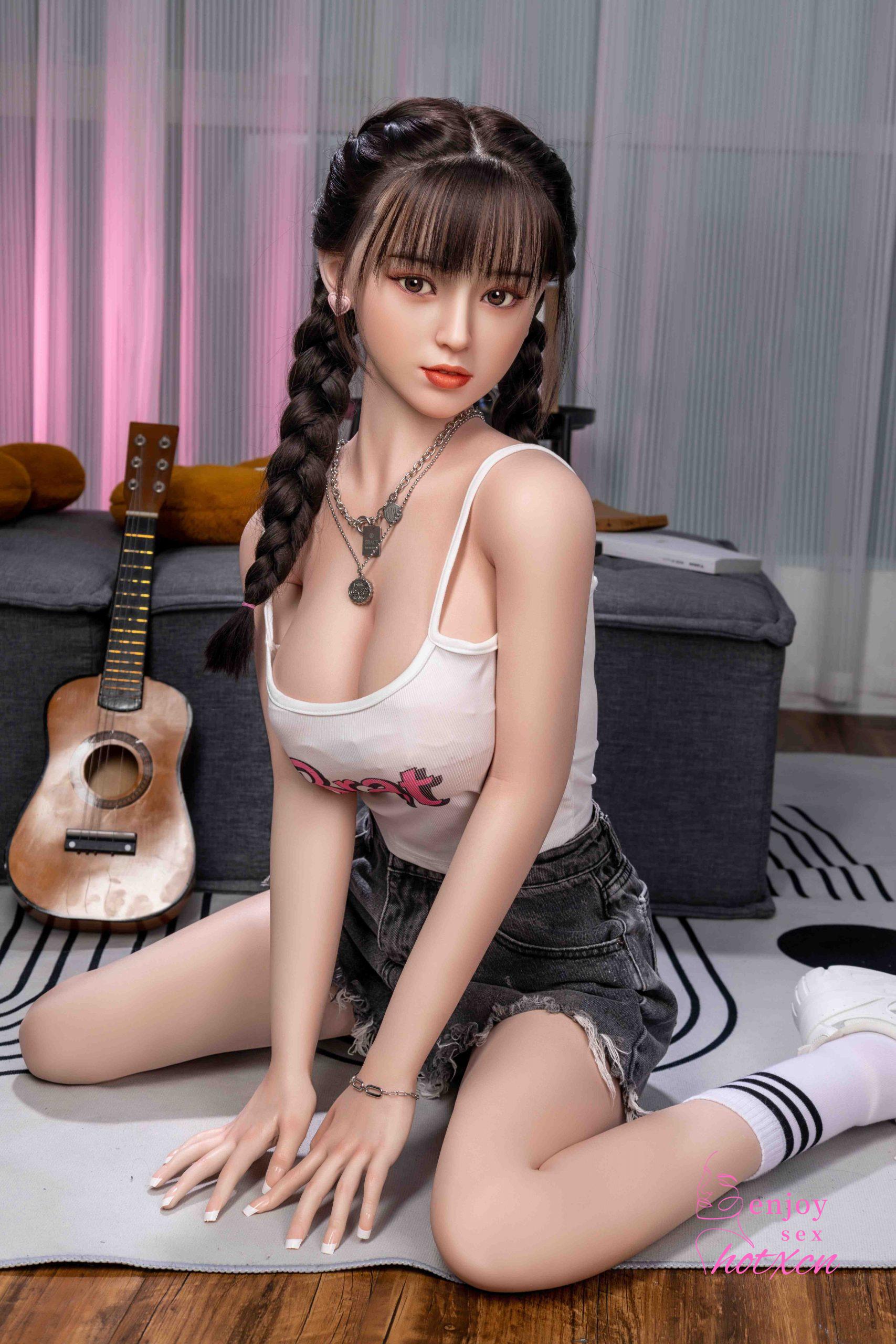 Sexualdoll Chinese young cute braids girl realistic adult toy doll - Image 19