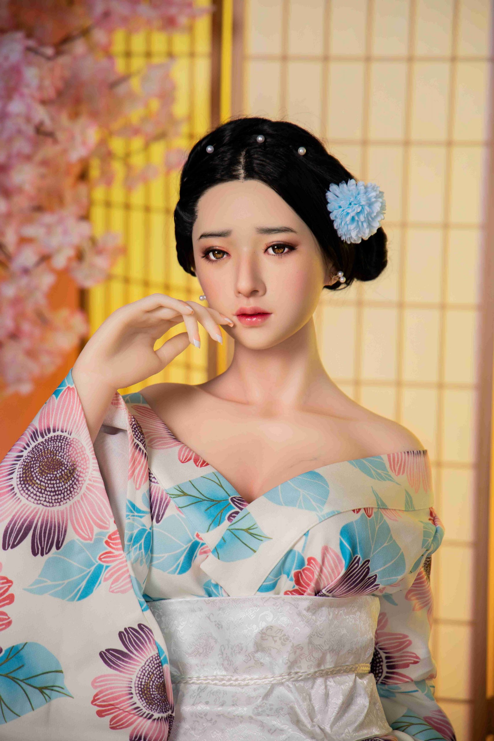 Sexualdoll Japanese kimono cosplay realistic adult toy doll