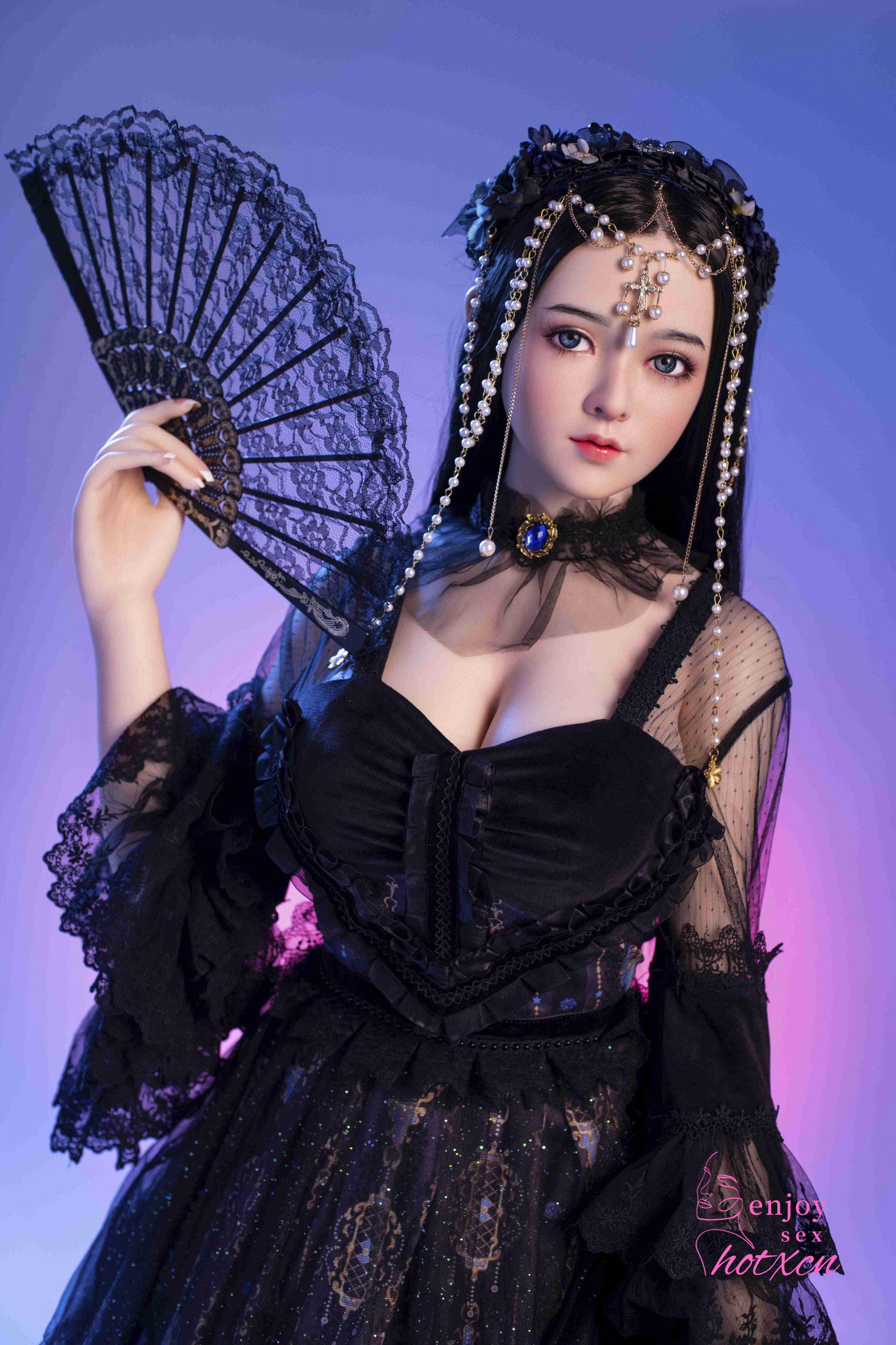 Sexualdoll Japanese black gothic cosplay realistic adult doll - Image 6