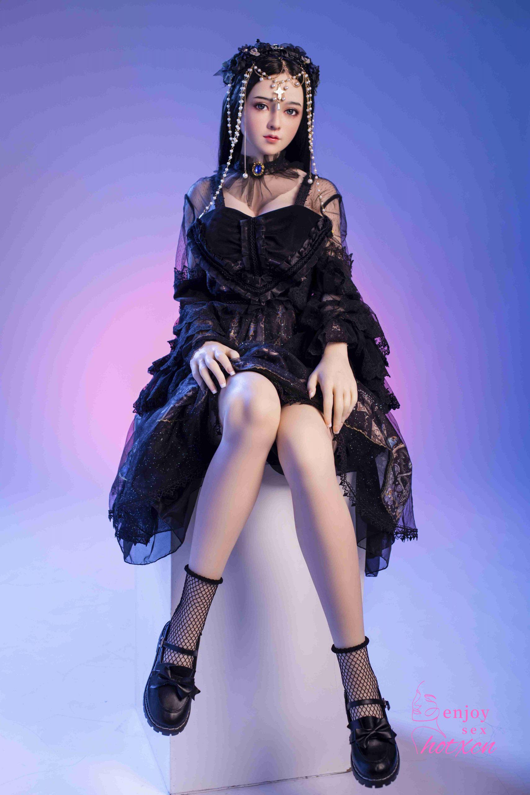 Sexualdoll Japanese black gothic cosplay realistic adult doll - Image 8