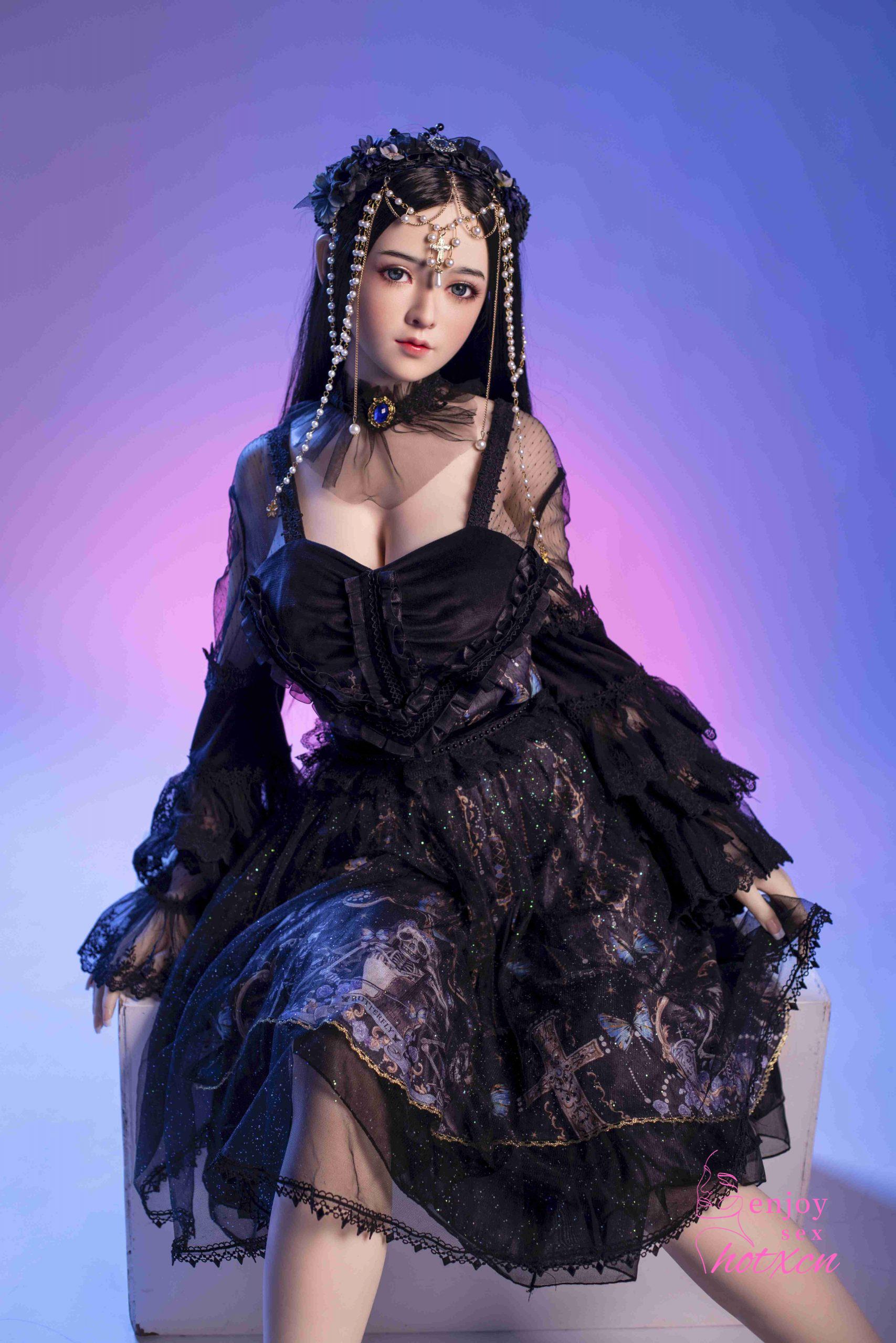 Sexualdoll Japanese black gothic cosplay realistic adult doll - Image 10