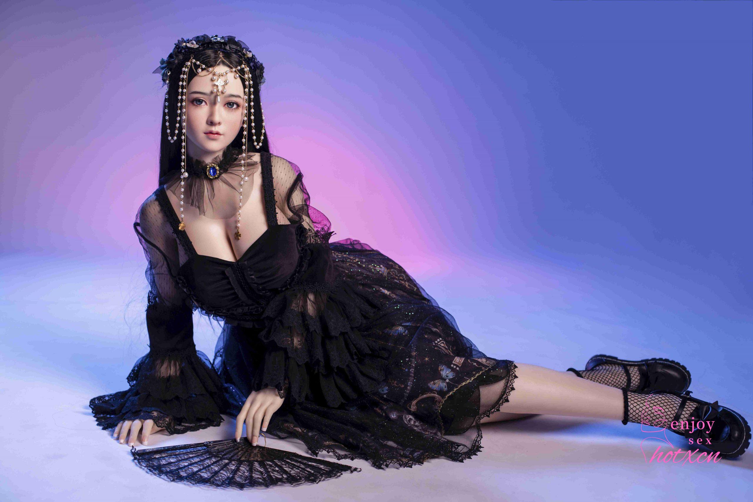 Sexualdoll Japanese black gothic cosplay realistic adult doll - Image 12