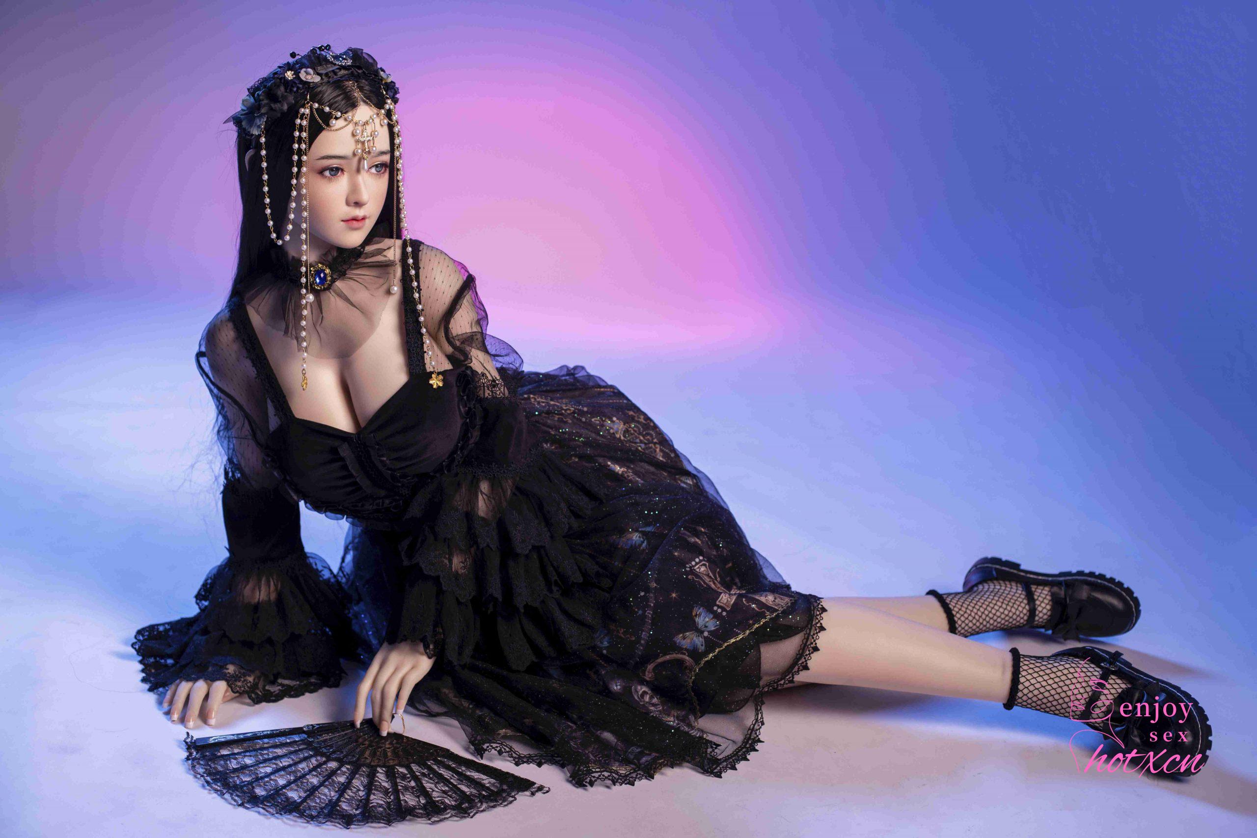 Sexualdoll Japanese black gothic cosplay realistic adult doll - Image 13