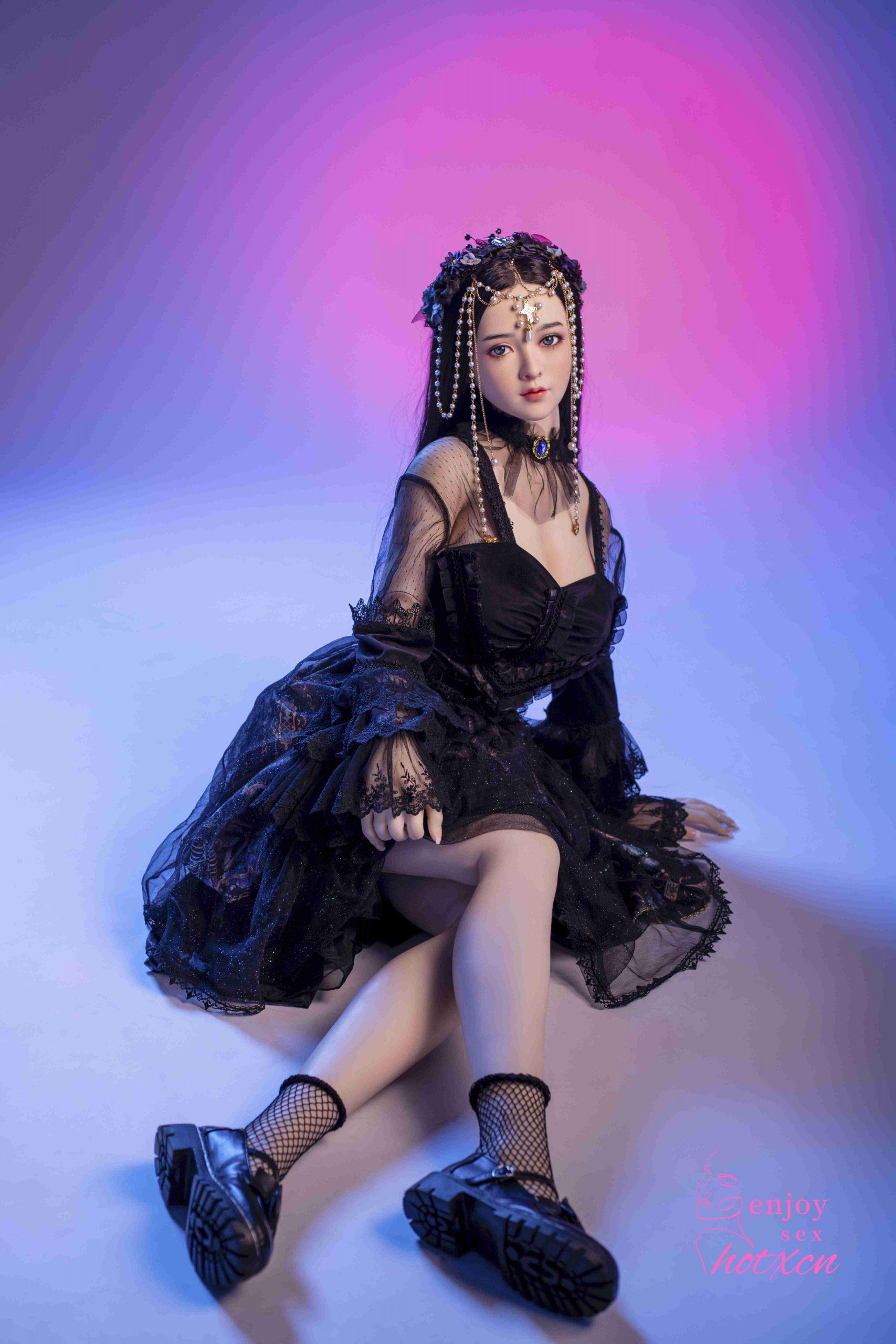 Sexualdoll Japanese black gothic cosplay realistic adult doll - Image 14