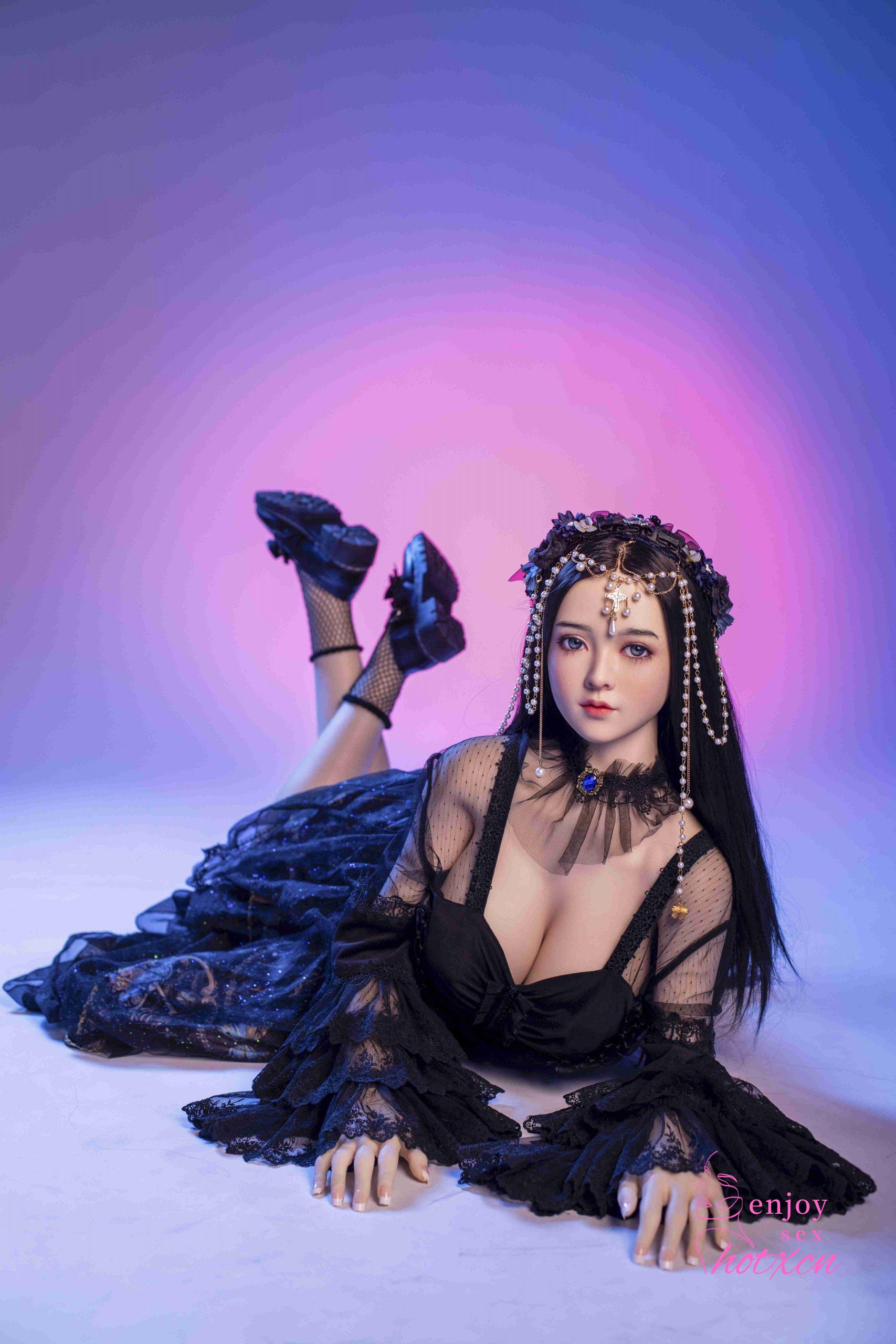 Sexualdoll Japanese black gothic cosplay realistic adult doll - Image 17