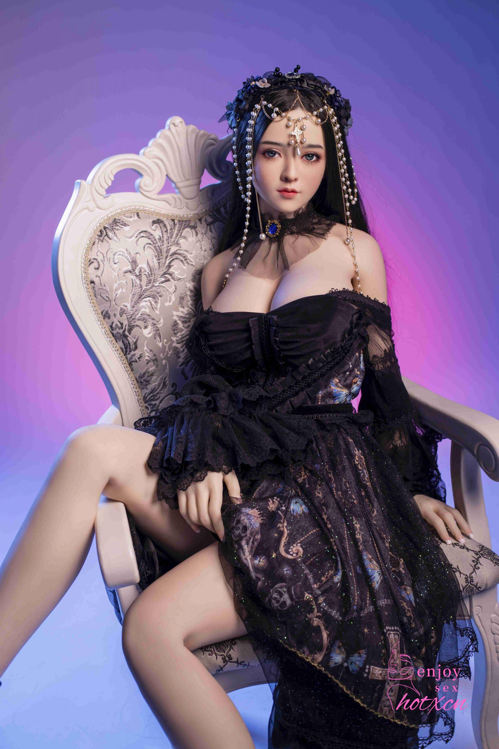 Sexualdoll Japanese black gothic cosplay realistic adult doll - Image 28