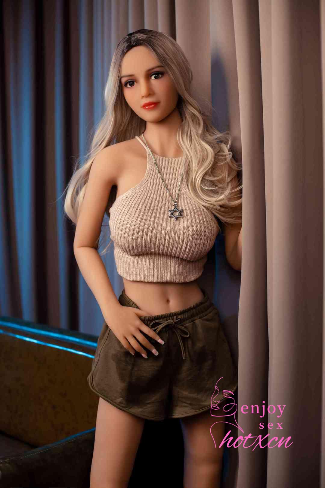 sun-kissed blonde woman realistic adult doll 165cm sexdoll - Image 4