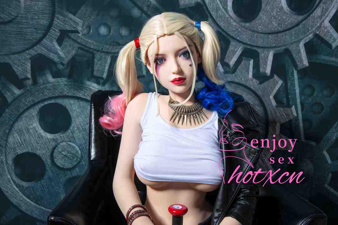 Harley Quinn cosplay anime girl realistic adult doll 158cm sexdoll - Image 32