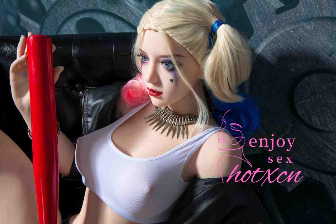 Harley Quinn cosplay anime girl realistic adult doll 158cm sexdoll - Image 21