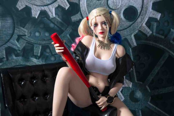 Harley Quinn cosplay anime girl realistic adult doll 158cm sexdoll - Image 20