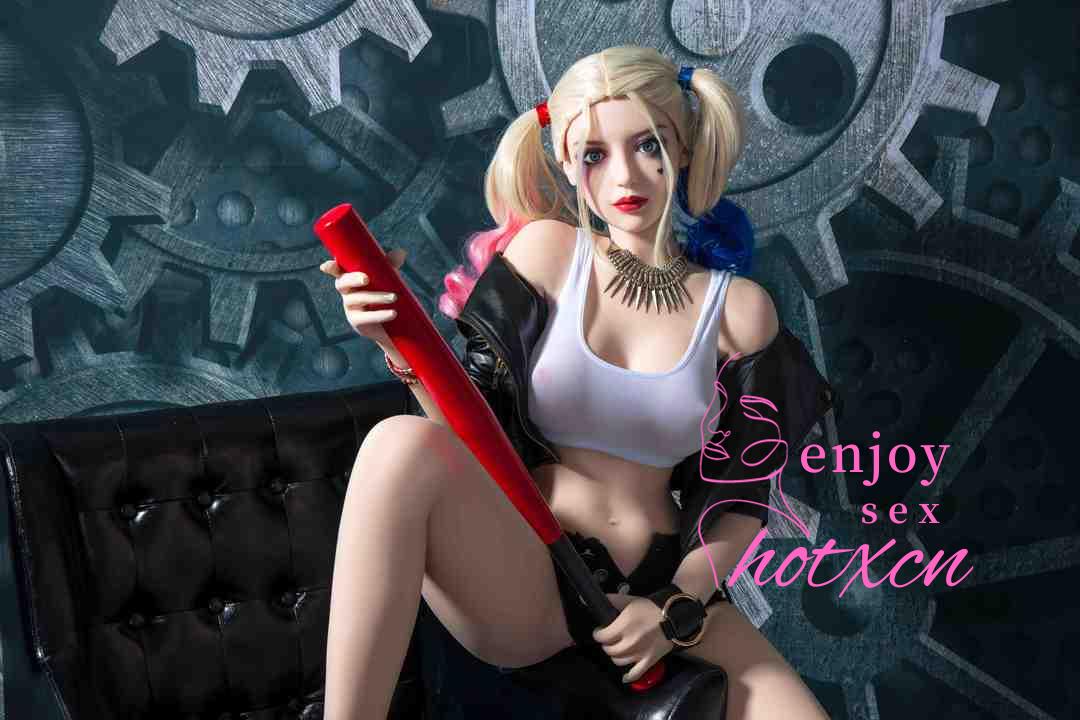 Harley Quinn cosplay anime girl realistic adult doll 158cm sexdoll - Image 20