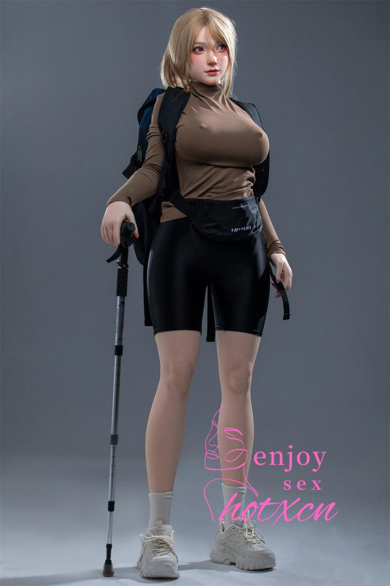 Golden-haired goddess busty beauty adult doll 148cm sexdoll - Image 13