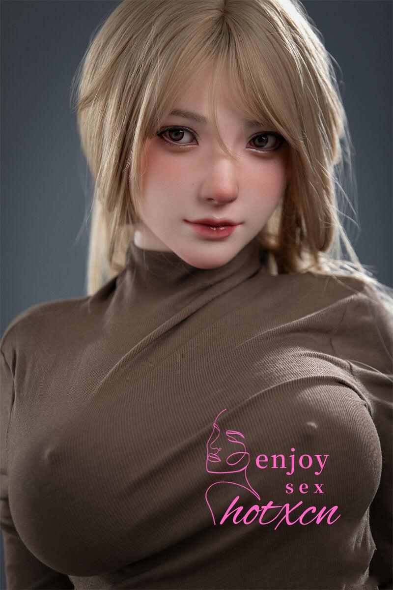 Golden-haired goddess busty beauty adult doll 148cm sexdoll - Image 5