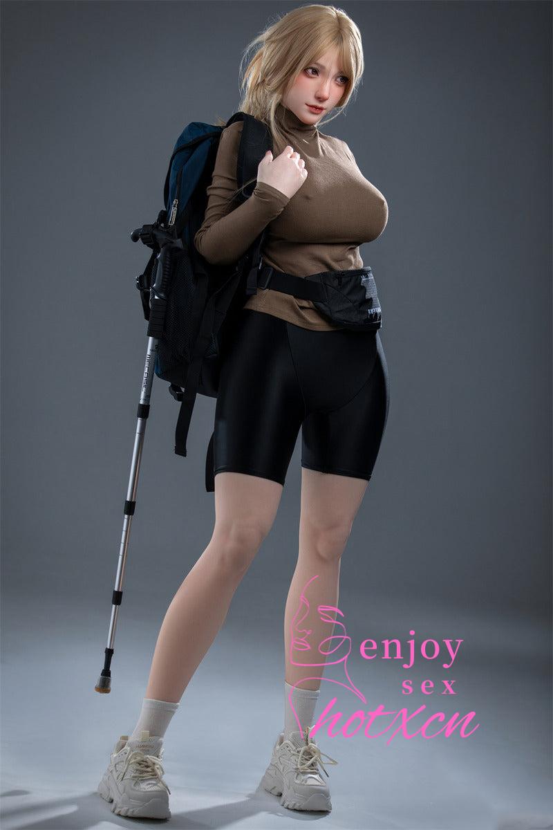 Golden-haired goddess busty beauty adult doll 148cm sexdoll - Image 9