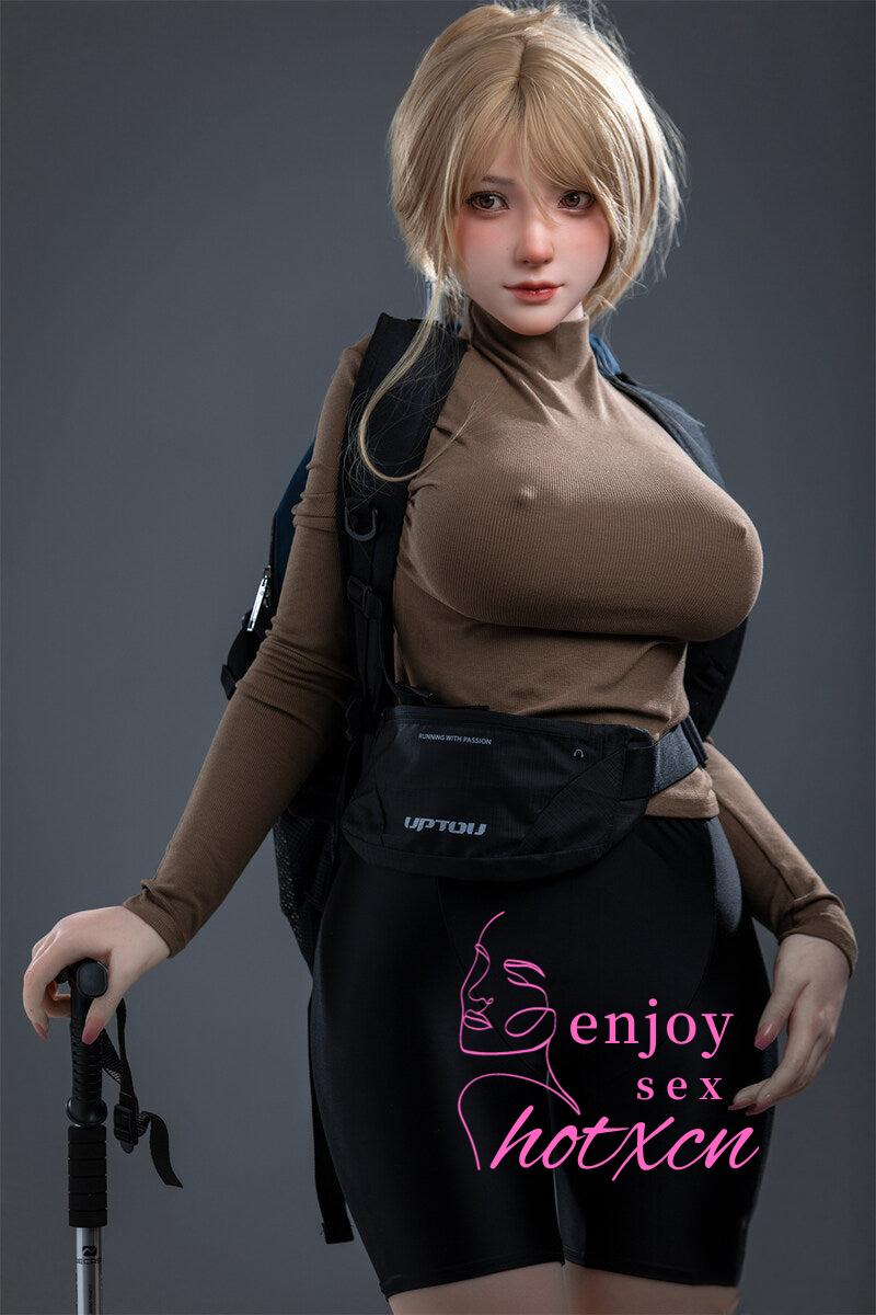 Golden-haired goddess busty beauty adult doll 148cm sexdoll - Image 7