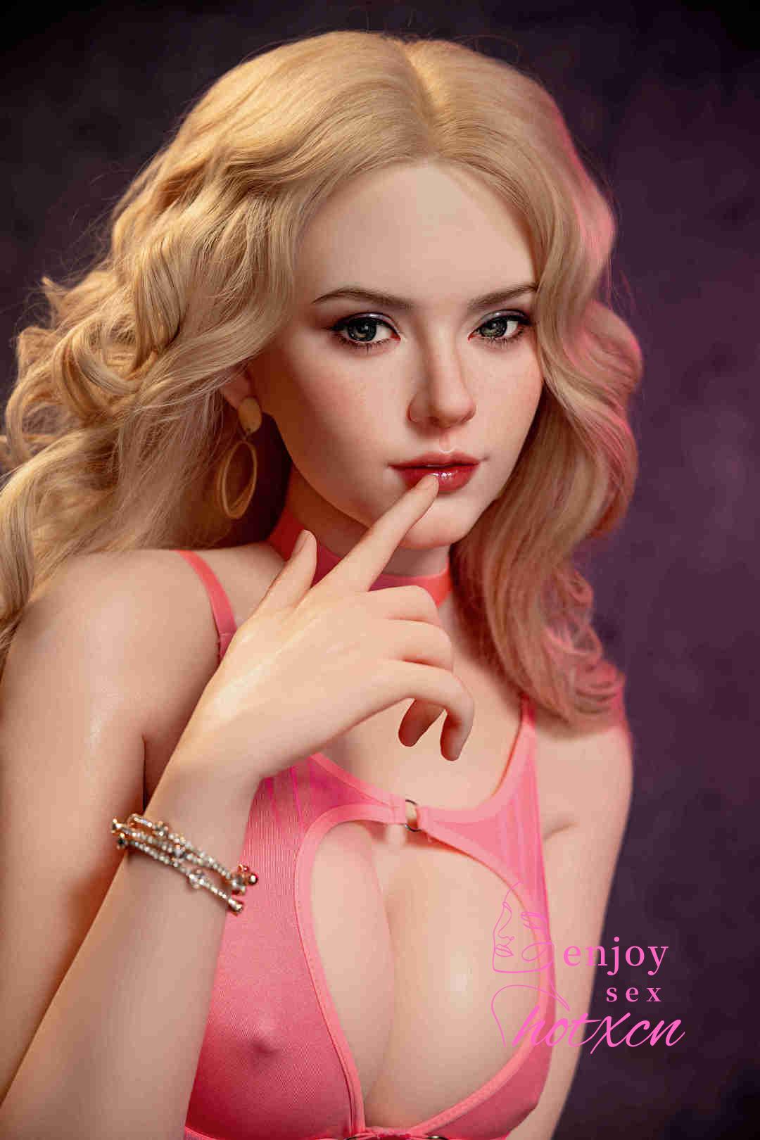 Blonde mature woman with curls adult doll 168cm sex TPE doll - Image 3